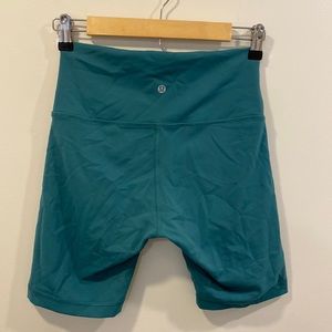 Lululemon 6” inseam biker shorts!